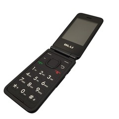 Tracfone Blu Flex B300V Flip Phone Black Open Box Basic Cell Phone
