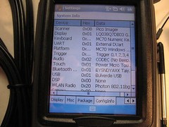 SYMBOL MOTOROLA MC7094-PKCDJRHA7WR BARCODE SCANNER GSM CELLULAR BLUETOOTH WI-FI
