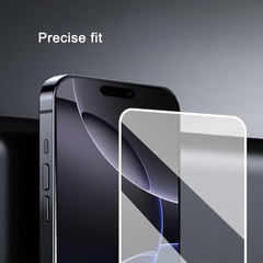 iPhone17 Pro 6.3″ 3 Pack Screen Protector with Installation Frame Tempered Glass