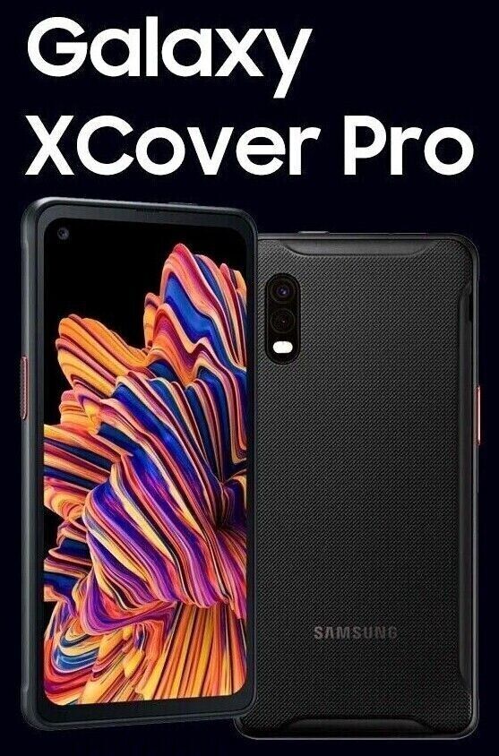 Samsung Galaxy Xcover Pro SM-G715U1 64GB-Black Factory Unlocked – New Unopened