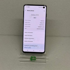 Broken Unlocked Samsung Galaxy S10 8GB RAM 128GB SM-G973U1 Black /Burn In Screen