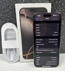 Apple iPhone 16 Pro Max – 256GB Natural Titanium ( AT&T / Cricket wireless )