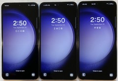 THREE USED GSM UNLOCKED SAMSUNG GALAXY S23, SM-S911U 128GB ANDROID SMARTPHONES