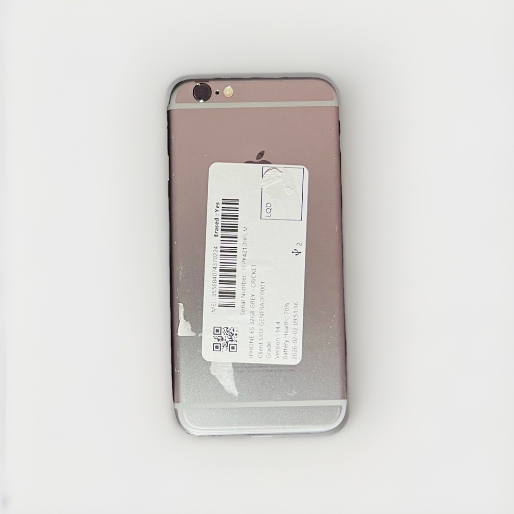 Iphone 6s,Silver,32gb Storage,fingerprint Unlock,lightning Port