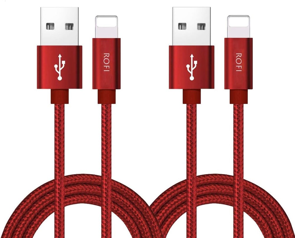 Phone Charger Cable, [2Pack 2 Feet] Nylon Braided Fast Charging USB Cord 0.6M