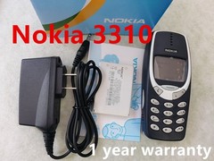 Unlocked Nokia 3310 Blue 2G GSM 900/1800 Good Quality Cellular Phone