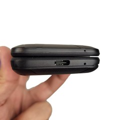 Tracfone Blu Flex B300V Flip Phone Black Open Box Basic Cell Phone