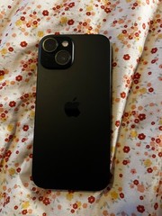 mobile phone the color black, iPhone 15, used