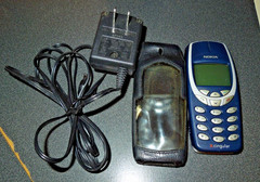100% Genuine NOKIA PHONE 3360 – AT&T With Leather Case & Charger