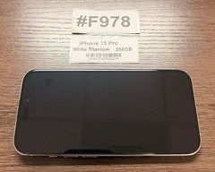 Apple iPhone 15 Pro 256 GB White Titanium – Unlocked – Read Seller Notes
