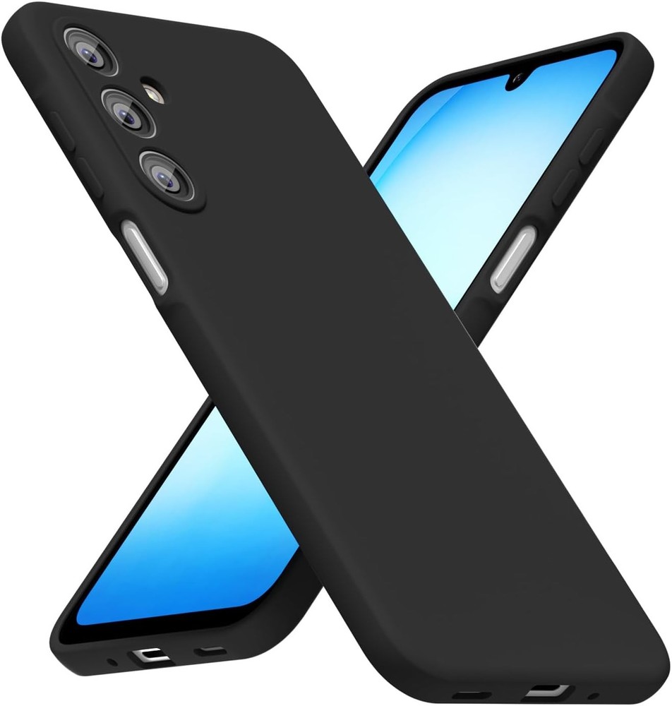 Samsung Galaxy A17 5G Phone Case Silicone, Ultra Thin Slim Soft Rubber Gel Black