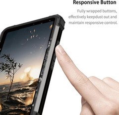 Heavy Duty Full Body Shockproof Protection Case for Google Pixel 6A, Black