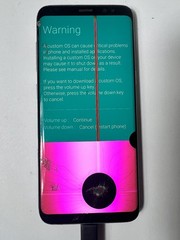 Samsung Galaxy S8 SM-G950U 5.8″ Silver Gray 64GB AT&T AS-IS for Parts or Repair!