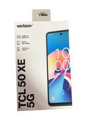 Locked To Verizon TCL 50 XE 5G Prepaid Smartphone 50MP 6.56” 128GB NEW SEALED!