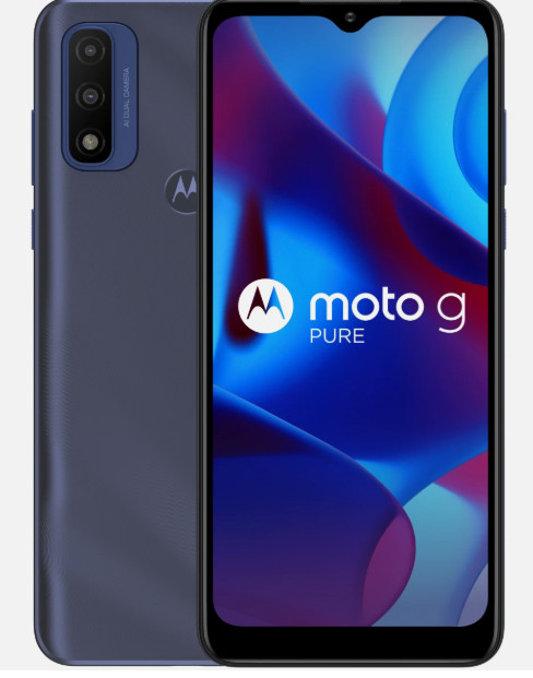 Motorola Moto G Pure (2021) 32GB XT2163-4 CDMA GSM Unlocked, Good