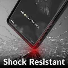 Dual Guard for Google Pixel 6a Case, Shockproof Protection Dual Layer Case – Bla