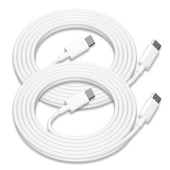 6ft USB-C Fast Charging Cable 2-Pack 60W for iPhone 17/16 and Other Devices