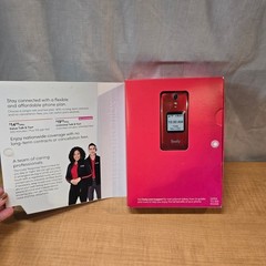 Jitterbug Flip2 Easy to Use Seniors Flip Cell Phone Red in Color SEALED Lively!