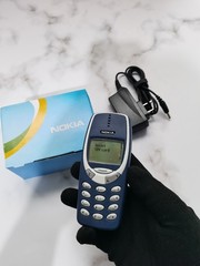 Nokia 3310 (Unlocked) 2G 16 MB Rare Cellphone with Battery -For collectors US