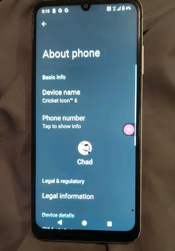 Cricket wireless Icon 6 64GB SL219C