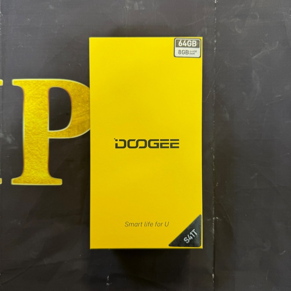 Doogee S41T Smartphone Rugged Smartphone, 8GB (4 + 4GB RAM) 64GB Storage, Black