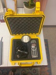 Iridium 9505 Satellite Phone with Pelican 1200 Case And Accessories