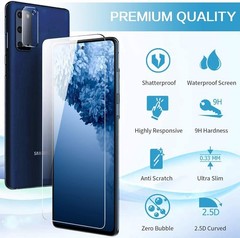 3-Piece Tempered Glass Protectors Set for Samsung Galaxy S20 FE 5G/4G – Screen &