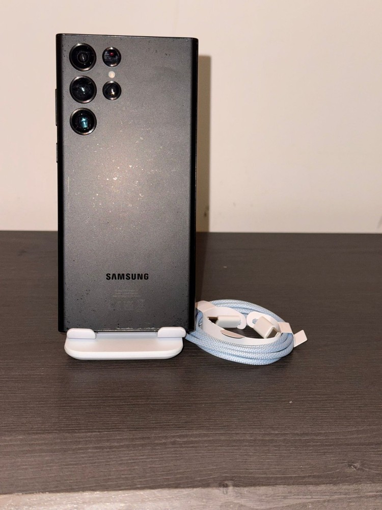 Samsung Galaxy S22 Ultra 5G Dual SIM 128GB Phantom Black Unlocked Good Condition