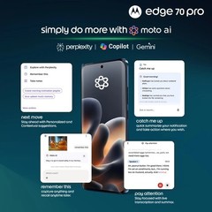 MOTOROLA edge 70 pro (White 8GB, 256GB) Dimensity 8500 NFC Global Version.