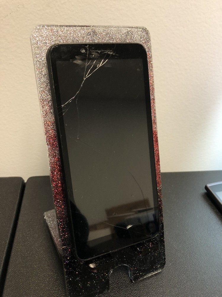 Schok Volt SV55 Cellphone (Black 16GB) Assurance CRACKED NO POWER