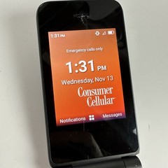 Iris Easy Flip 8GB Black 4G LTE Flip Cell Phone SOLD AS IS