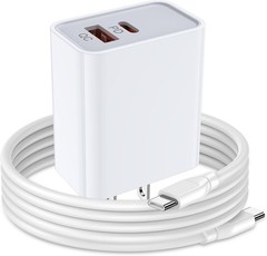 iPhone 17 Pro Max 20W Fast Charging Block with 6FT USB C to USB C Cable