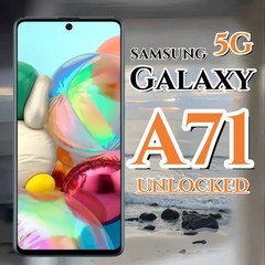 💯NEW UNLOCKED Samsung Galaxy A71 5G SM-A716U1 BLACK Any carrier WORLDWIDE