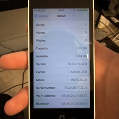 iPhone 5C 8gb Fully Unlocked.