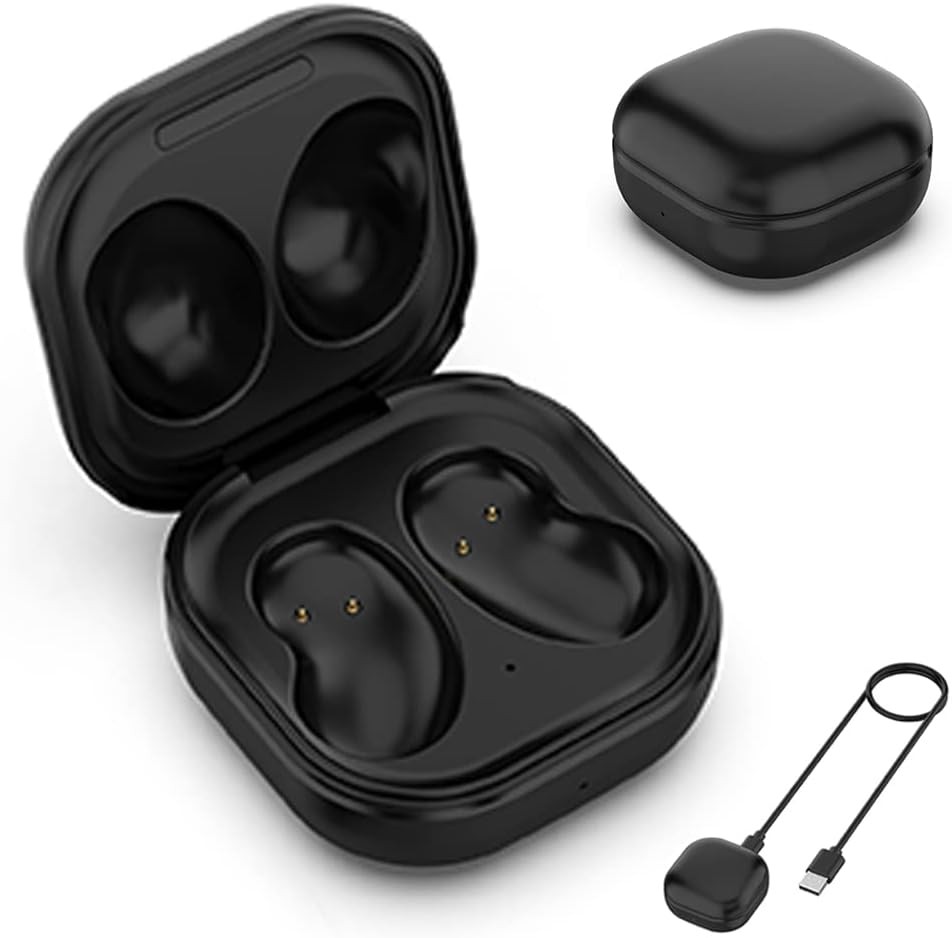 Galaxy Buds Live Charging Case, USB-C Wired Charger Case Cover Box for Samsung