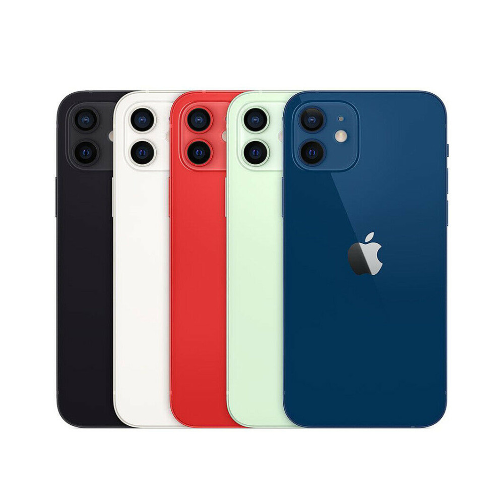 Apple iPhone 12 Unlocked 128GB & 64GB – Black, Green, Red – Free Shipping!