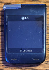 LG Mystique UN610 – Blue and Silver ( U.S. Cellular ) Very Rare CDMA Flip Phone