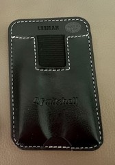 Leeman Venezia Phone Wallet Credit Card License Stick on Back of Phone Pocket