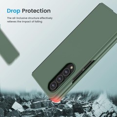 For Samsung Galaxy Z Fold 4 Case w/ Built-in Privacy Screen Protector Slim Cover