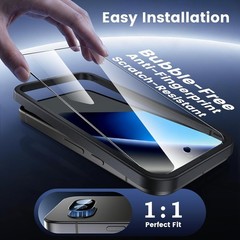2PCS Screen Protector & Camera Lens Protector for Google Pixel 10a HD Clear 9H
