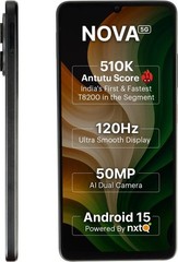Ai+ Nova 5G (Black, 128 GB 8GB RAM) T8200 Processor 6.745 inch Global Version.