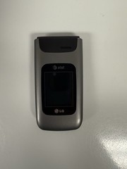 LG A340 Flip Phone. Gray Powers up Good Condition