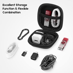Earbud Case Hard EVA Earphone Carrying Case Cell Phone Accessories Storage Bag