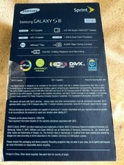 Samsung Galaxy S III SPH-L710 16GB Pebble Blue original box extra battery, more