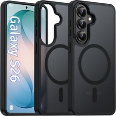 Magnetic for Samsung Galaxy S26 Case Matte Frosted Translucent Shockproof Slim F
