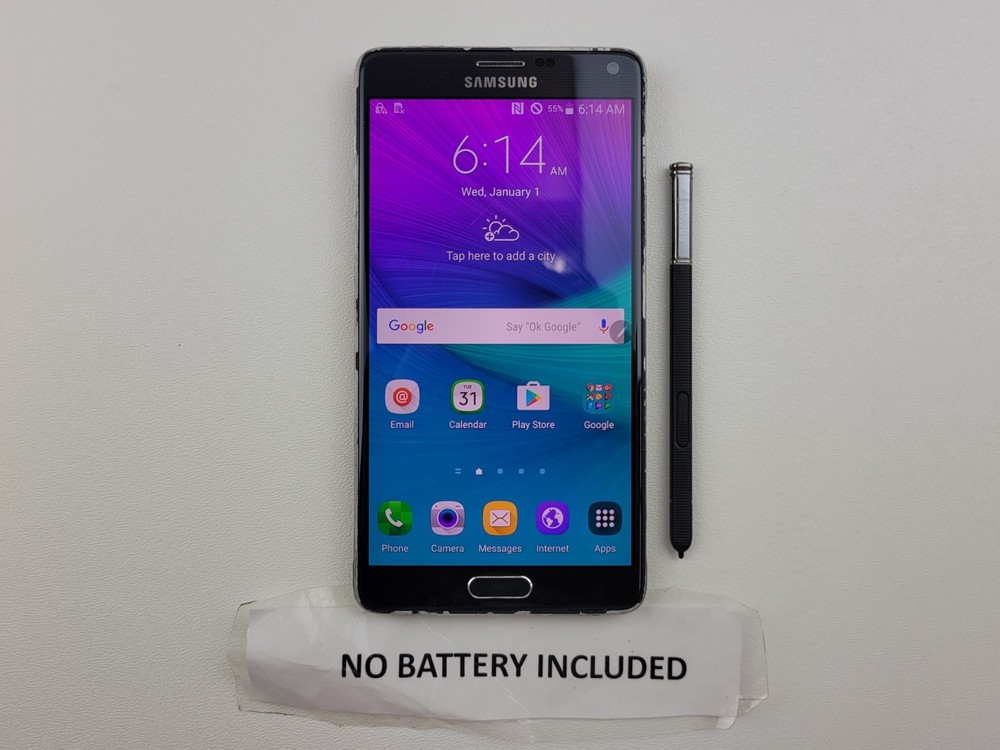 Samsung Galaxy Note 4 (SM-N910A) 32GB (AT&T) – *HEAVY BURN* – Clean IMEI – H1472