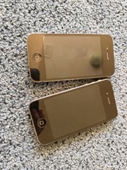 Lot of 2 Apple iPhone 4 A1332 Black – For Parts / Not Working – Untested