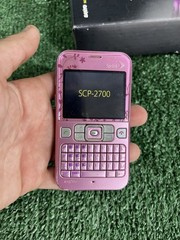 Rare Sanyo Mobile SCP Juno 2700 Pink Qwerty CDMA Cellular Phone
