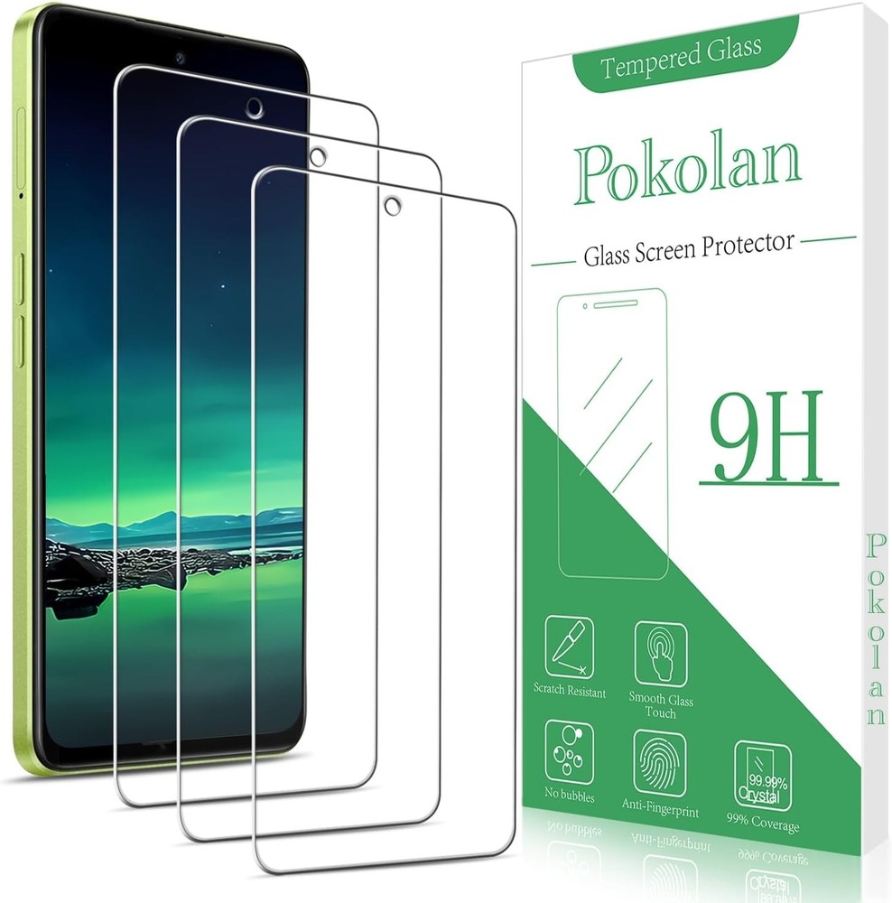3 Pack Screen Protector & Camera Lens Protector for OnePlus Nord N30 5G, Anti-Sc