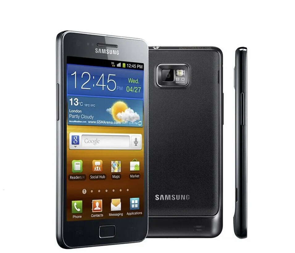 Unlocked Samsung I9105 Galaxy S II Plus I9105P 4.3″ 3G Wifi 8GB Rom 1GB Ram